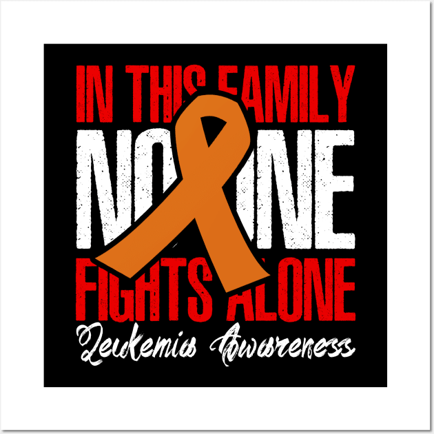 In This Family No One Fights Alone Wall Art by jrsv22